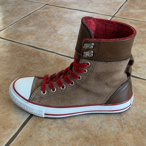 Converse CT 6 Elsie Roll-Down X-Hi Top Sneakers - Picture 3 of 14